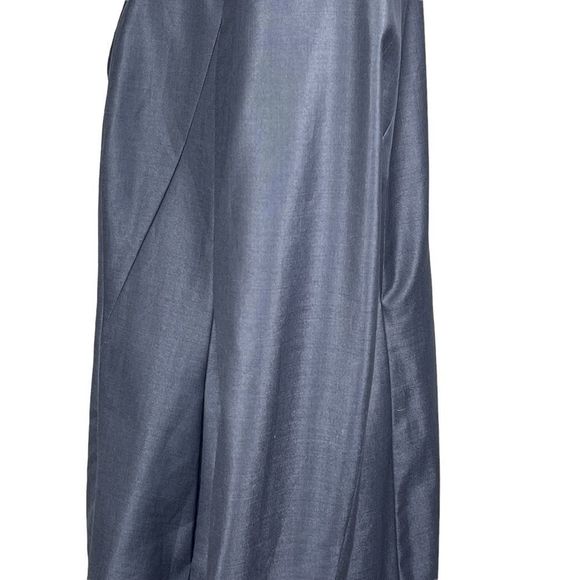 Escada Blue Wool Silk Blend Blazer Jacket Size 42 Large Button Front - Picture 5 of 10